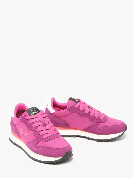 Sneakers Ally Solid Nylon Sun68 Pink women Z44201 other view 2