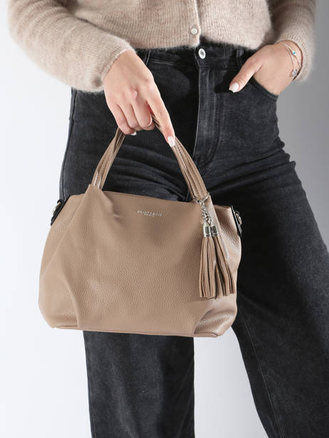 Sac à Main Grained Miniprix Beige grained F2583 vue secondaire 1