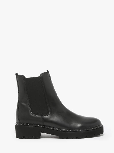 Chelsea Boots In Leather Gabor Black women 47