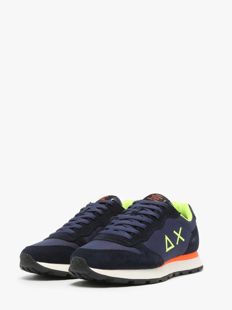 Sneakers Tom Fluo Sun68 Blue men Z44102 other view 1