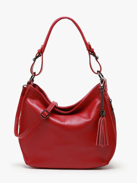 Shoulder Bag Caviar Leather Milano Red caviar CA24068