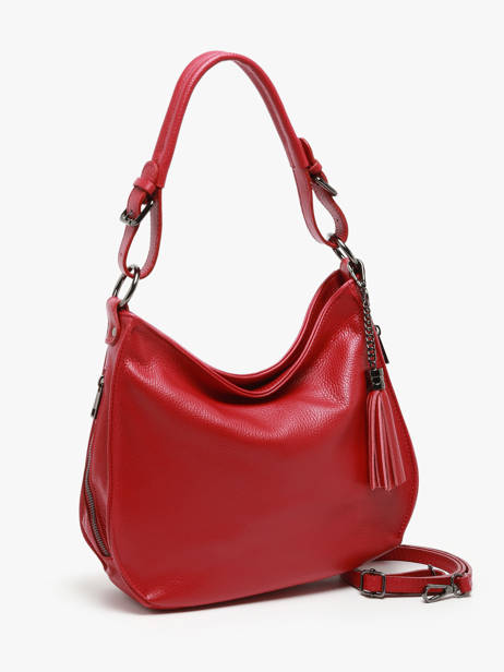 Shoulder Bag Caviar Leather Milano Red caviar CA24068 other view 2