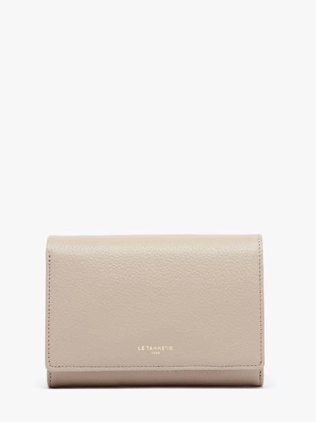 Leather Emilie Wallet Le tanneur Beige emily TEMI3304