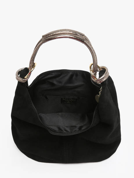 Sac Porté épaule Velvet Milano Noir velvet VE24092 vue secondaire 3