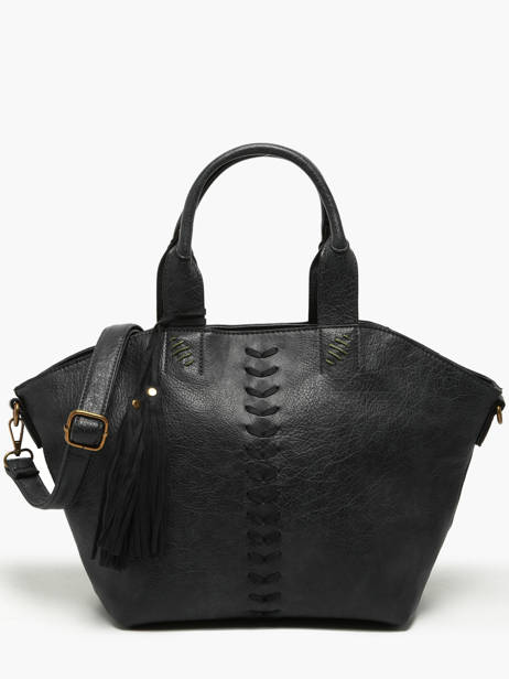 Satchel Winter Pompon Miniprix Black winter pompon 6061