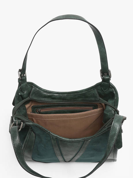 Shoulder Bag Winter Velvet Miniprix Green winter velvet 3661 other view 2