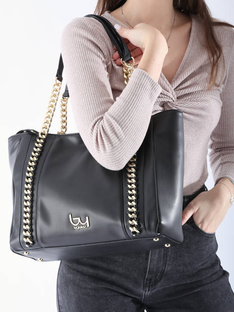 Shoulder Bag Big Ben Nappa By byblos Black big ben nappa BS62A01 other view 1