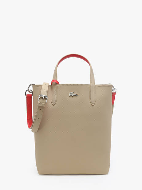 Sac Cabas A4 Reversible Anna Lacoste Beige anna NF2991AA