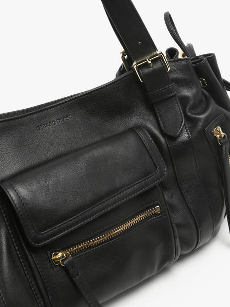 Shoulder Bag Icone Leather Gerard darel Black icone DBS30410 other view 5