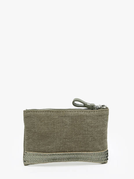 Coin Purse Le Cabas Linen Vanessa bruno Green cabas lin 31V42017