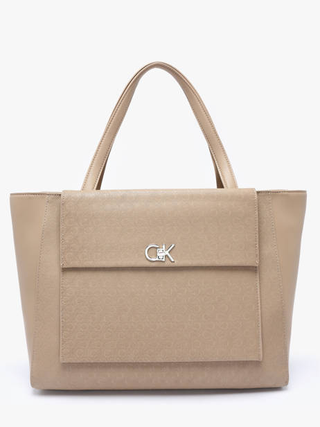 Shoulder Bag Ck Medium Calvin klein jeans Beige ck medium K613136