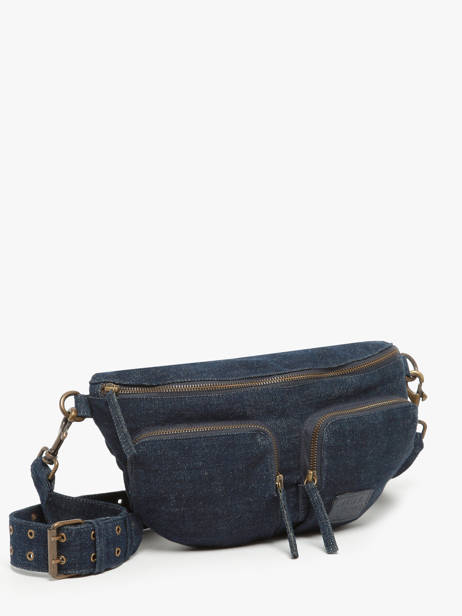 Sac Banane Basilic pepper Bleu cargo denim BCAD02 vue secondaire 2