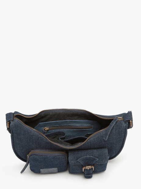 Shoulder Bag Cargo Denim Cotton Basilic pepper Blue cargo denim BCAD04 other view 3