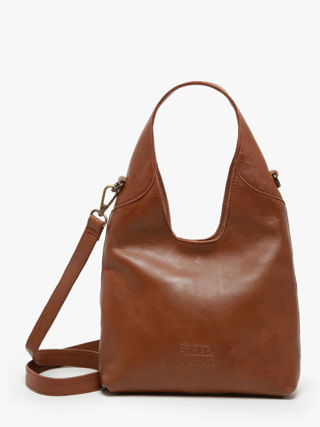 Sac Bandoulière Cow Cuir Basilic pepper Marron cow BCOW2S