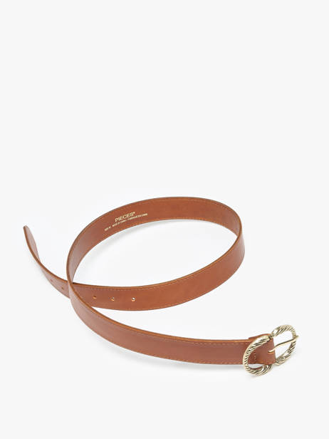 Ceinture Pieces Marron soffia 17156739 vue secondaire 2