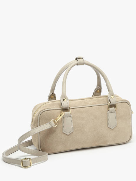 Sac Porté Main Velvet Caviar Cuir Milano Beige velvet caviar VC24112 vue secondaire 2