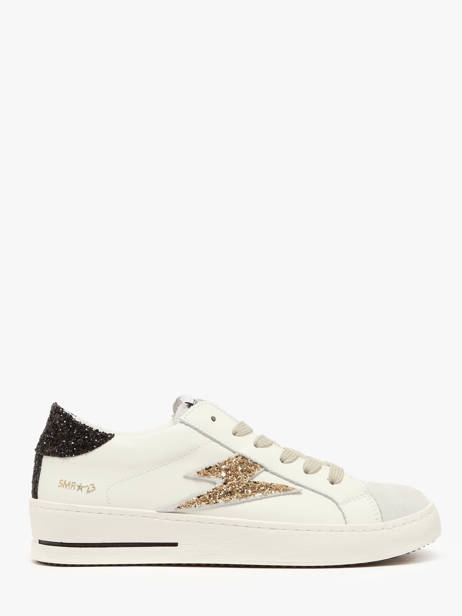 Sneakers In Leather Semerdjian White women MAYAB672