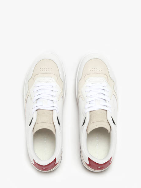 Sneakers In Leather Tommy hilfiger White men 5490YBS other view 3