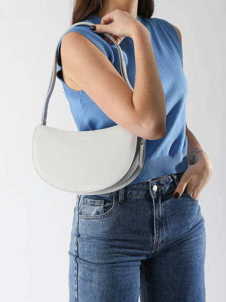 Crossbody Bag Suave Lune Leather Lancaster Gray suave lune 33 other view 1