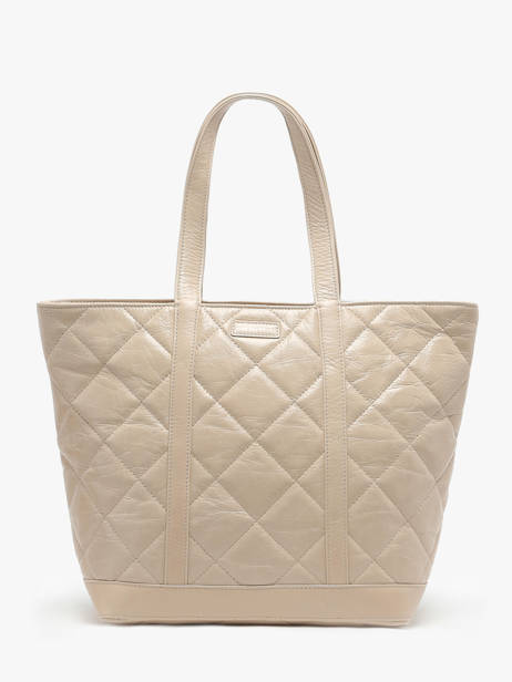 Shopping Bag Cabas Cuir Leather Vanessa bruno Beige cabas cuir 84V40378