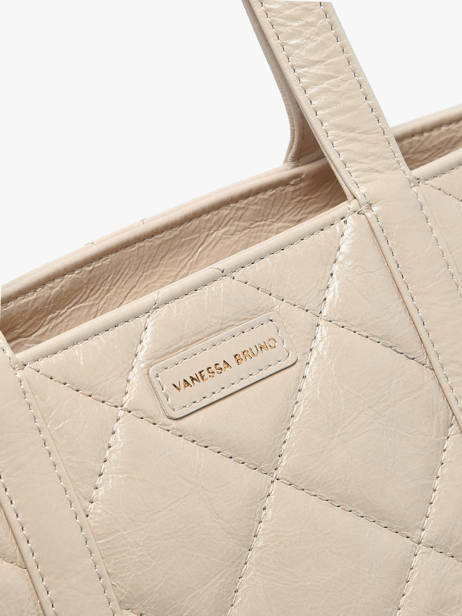 Shopping Bag Cabas Cuir Leather Vanessa bruno Beige cabas cuir 84V40378 other view 2
