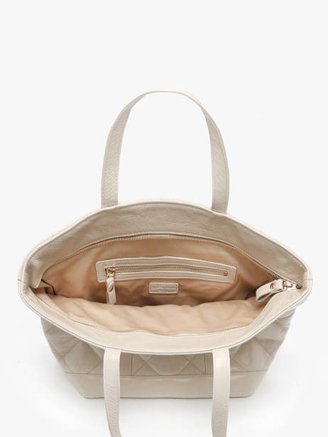 Shopping Bag Cabas Cuir Leather Vanessa bruno Beige cabas cuir 84V40378 other view 3