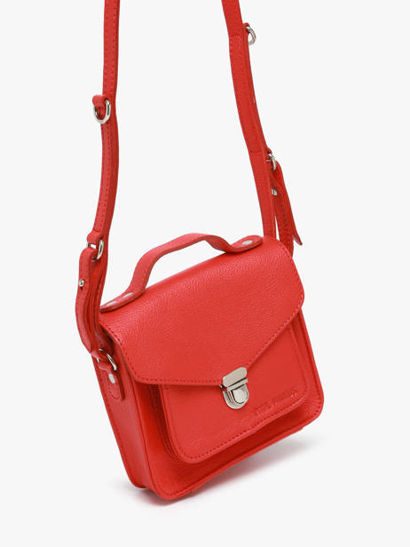 Shoulder Bag Mon Amour Leather Paul marius Red mon amour GEORXAMO other view 2