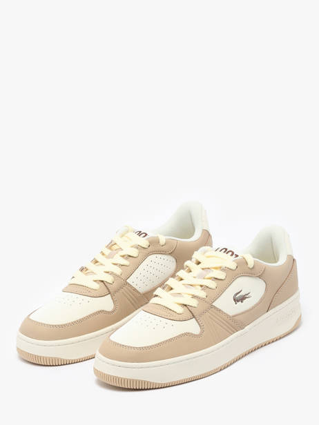 Sneakers In Leather Lacoste Beige men 9SMA0045 other view 2