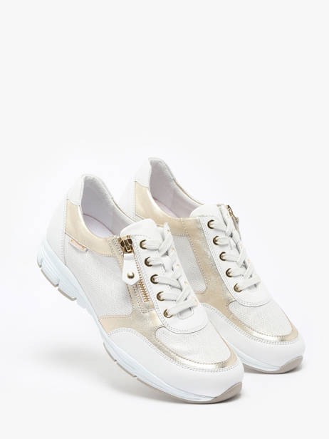 Sneakers Ylona In Leather Mephisto White women P5146918 other view 1