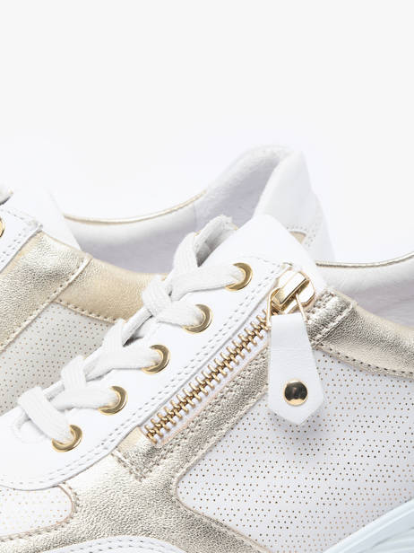 Sneakers In Leather Mephisto White women P5146918 other view 2