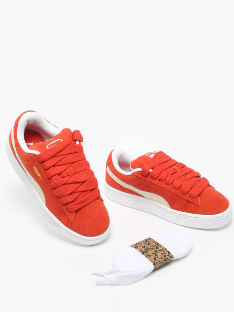 Sneakers In Leather Puma Red women 39520552 other view 2