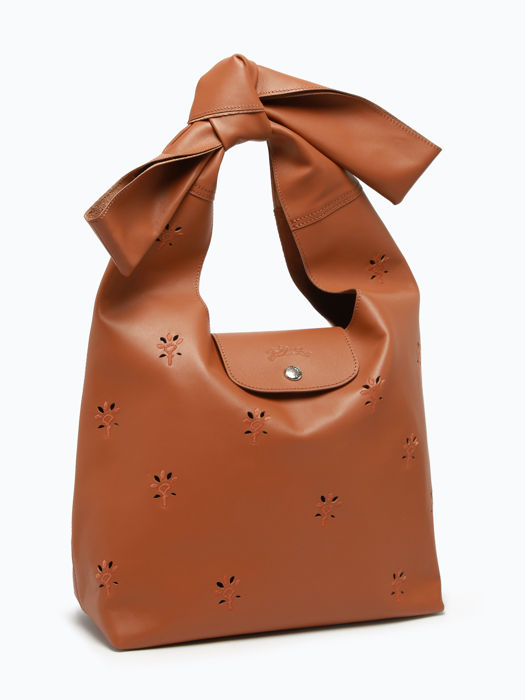 Longchamp Le pliage broderie anglaise Besaces Marron