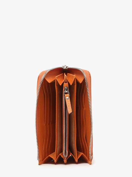 Leather Caviar Wallet Crinkles Multicolor caviar 14304 other view 1