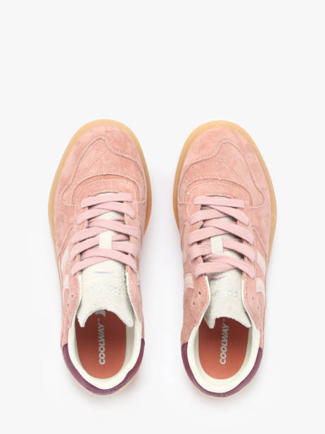 Sneakers In Leather Coolway Pink women 7603184 other view 3