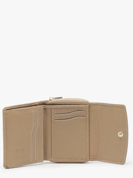 Leather Caviar Wallet Crinkles Beige caviar 14201 other view 1