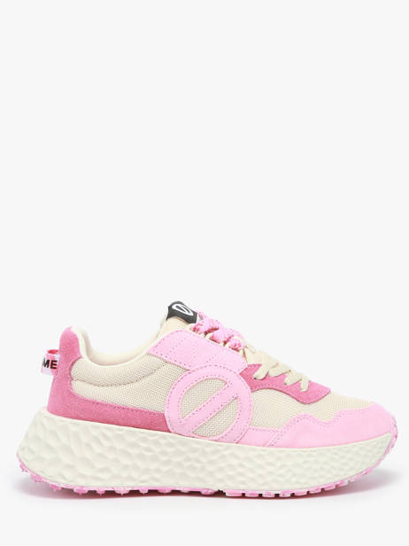 Sneakers Carter In Leather No name Pink women CMKSDS5O