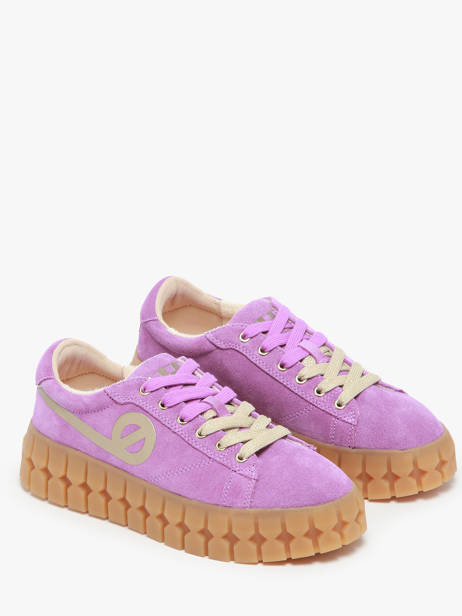 Sneakers Play In Leather No name Violet women PLVS0440 other view 1