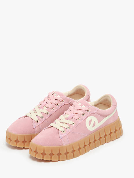 Sneakers Play In Leather No name Pink women PLVS042Q other view 1