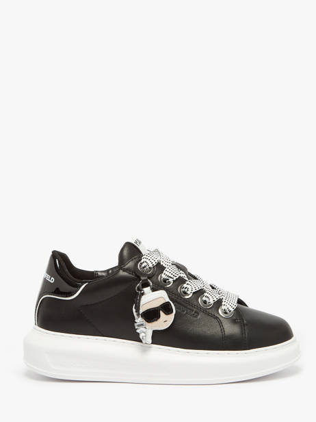 Sneakers Kapri Nft Twin In Leather Karl lagerfeld Black women KL62576T