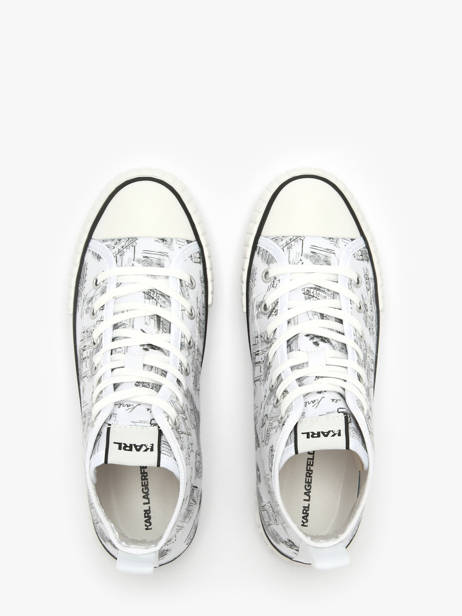 Sneakers Karl lagerfeld White women KL60455 other view 3