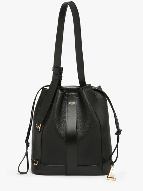 Shoulder Bag Elles Leather Lancel Black elles A13358