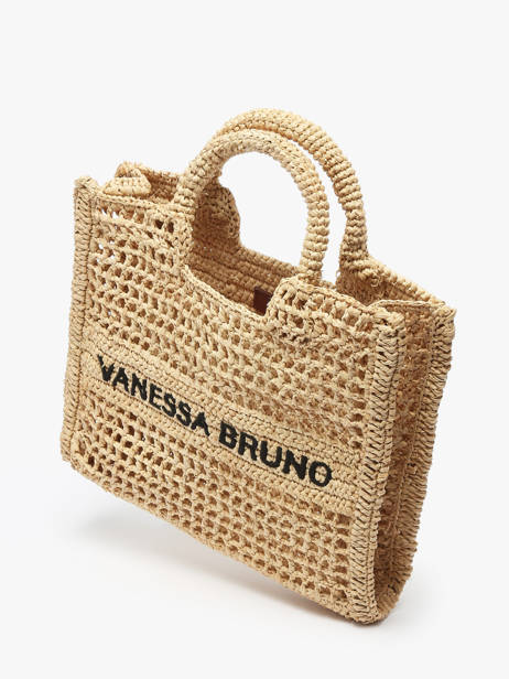 Small Raffia Tote Bag Vanessa bruno Beige cabas raphia 60V40884 other view 2