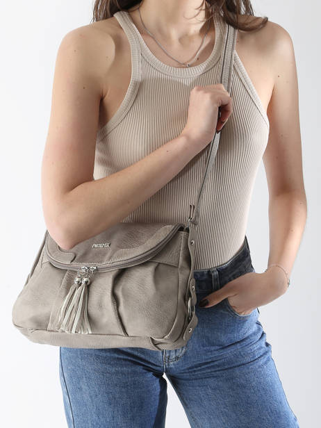 Shoulder Bag Basic Miniprix Beige basic P116 other view 1