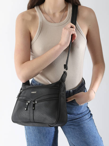 Shoulder Bag Basic Miniprix Black basic P168 other view 1