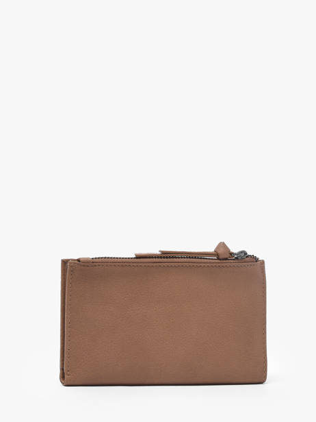 Wallet Leather Biba Brown wallet VAW3L other view 2