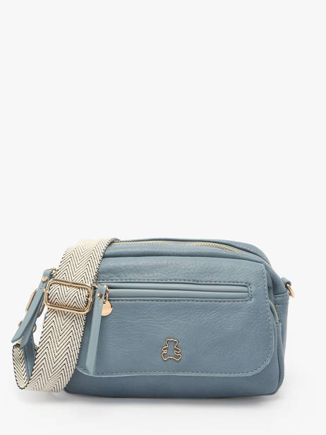 Crossbody Bag Zip Lulu castagnette Blue zip VICTOIRE