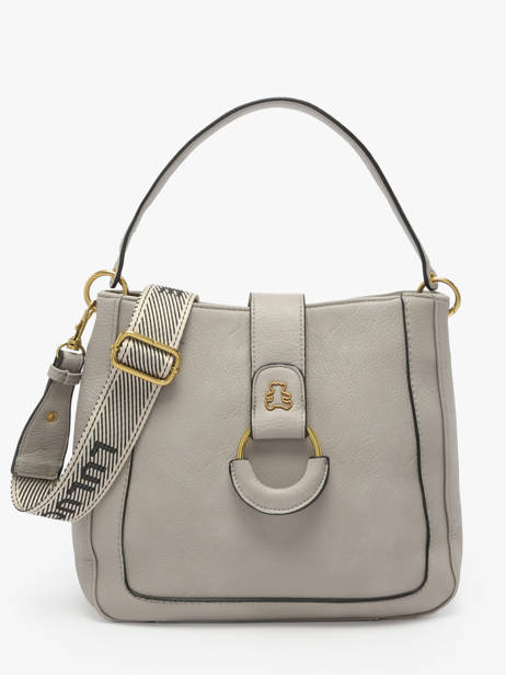 Shoulder Bag Anneau Lulu castagnette Gray anneau YSABEL