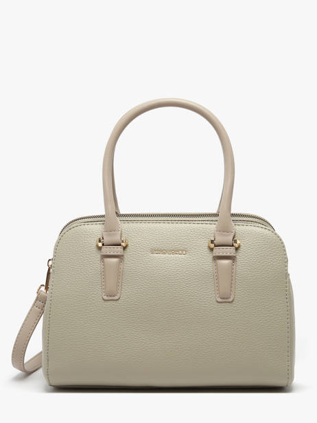 Handbag Alpes David jones Beige alpes CM6827H