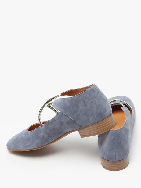 Ballerinas Anima In Leather Mam'zelle Blue women CSGAN25 other view 3