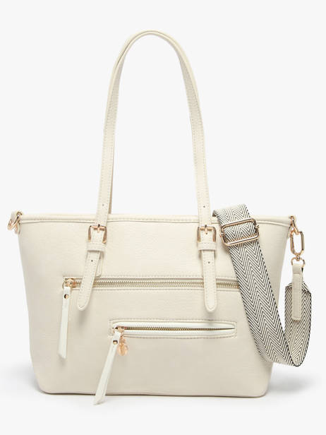 Shoulder Bag Zip Lulu castagnette Beige zip WILFRIED other view 4